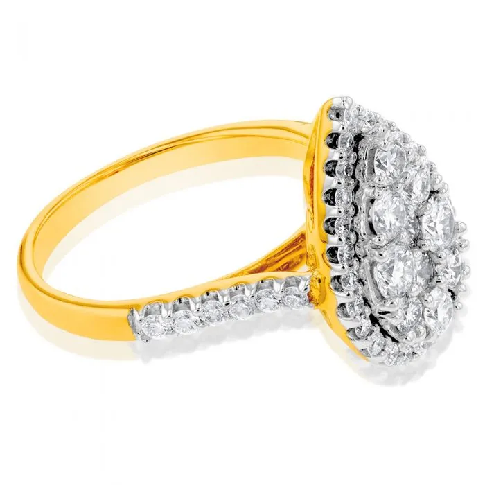 9ct Yellow Gold 2 Carat Luminesce Laboratory Grown Diamond Ring Shiels