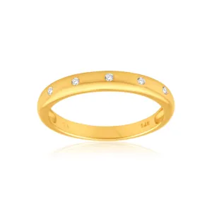 9ct Yellow Gold 5 Diamond Ring Shiels