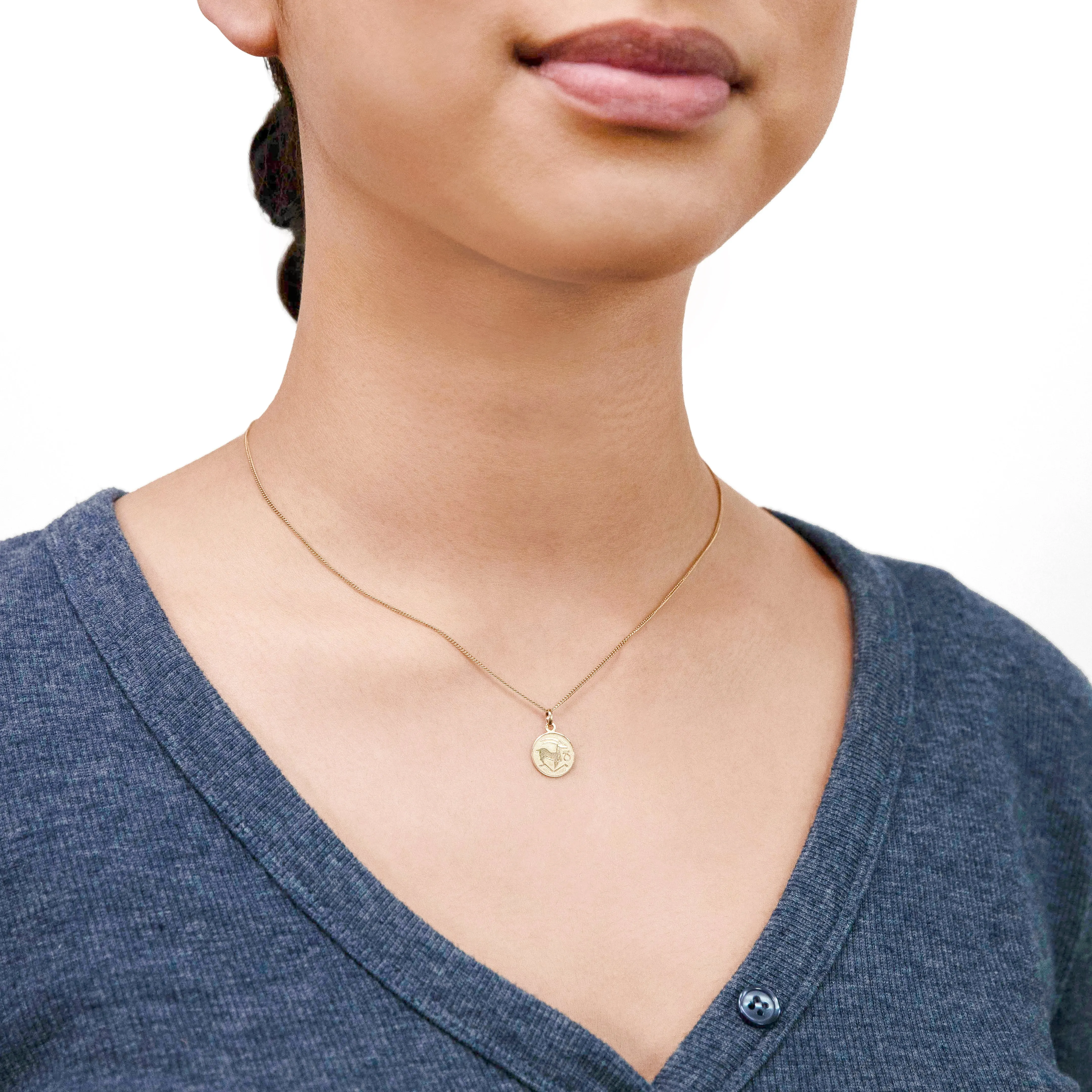 9ct Yellow Gold Capricorn Pendant Shiels
