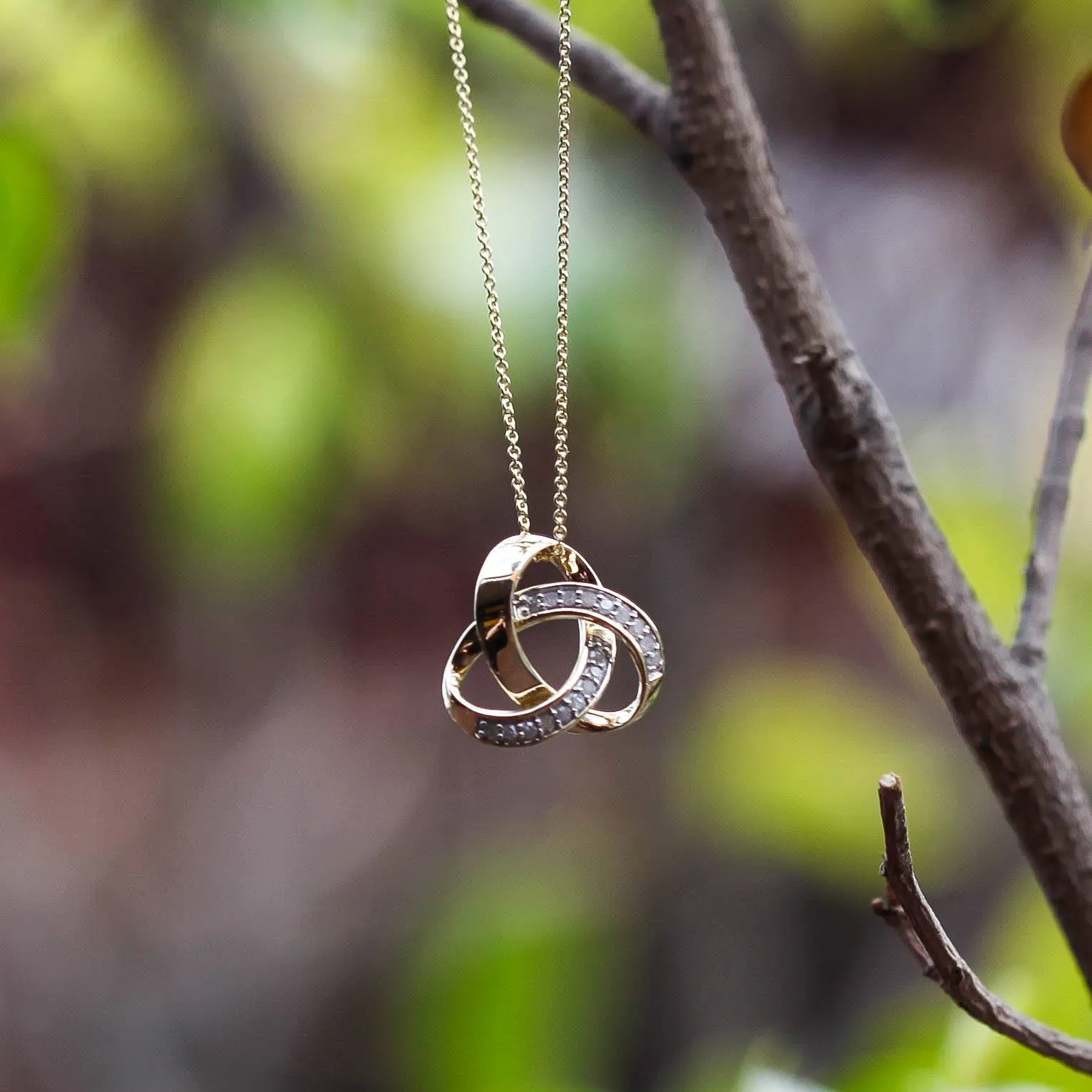 9ct Yellow Gold Classic Diamond Pendant Shiels