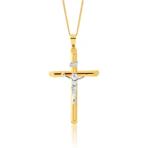 9ct Yellow Gold Crucifix Pendant Shiels