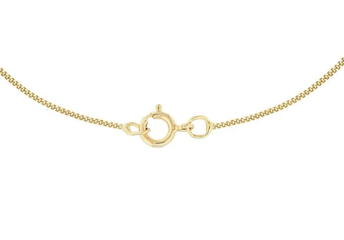 9ct Yellow Gold Cubic Zirconia Double Heart Pendant on Chain Necklace of 46cm Shiels