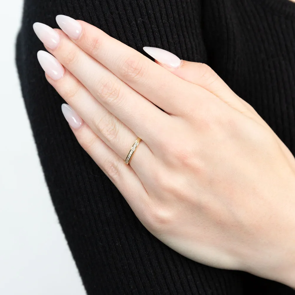 9ct Yellow Gold Diamond Ring Set with 10 Stunning Brilliant Diamonds Shiels