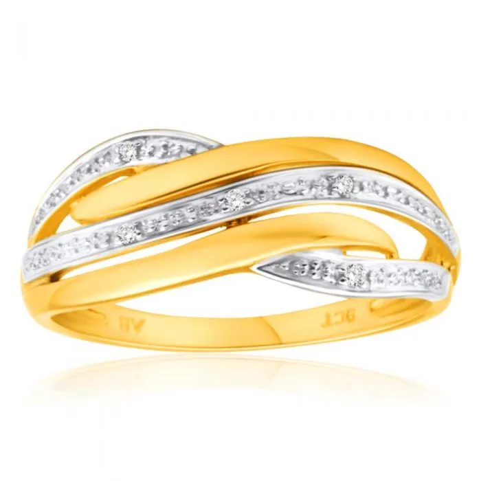 9ct Yellow Gold "Darla" Diamond Ring Shiels