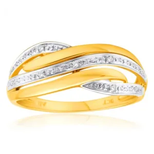 9ct Yellow Gold "Darla" Diamond Ring Shiels