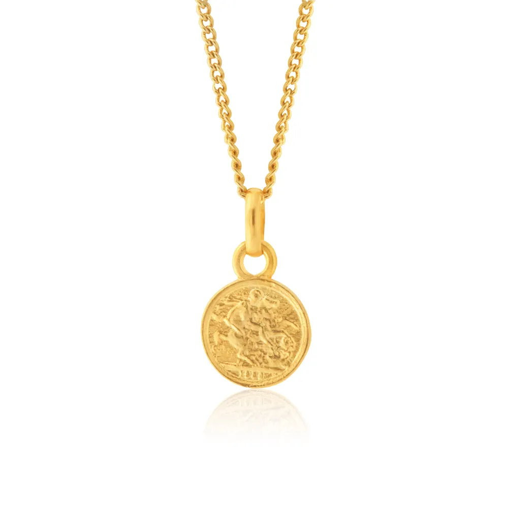 9ct Yellow Gold Sovereign Coin Pendant Shiels