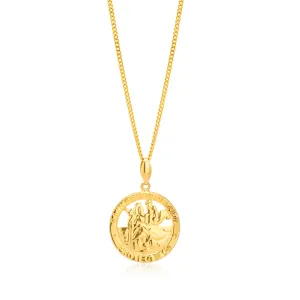 9ct Yellow Gold St Christopher Pendant Shiels