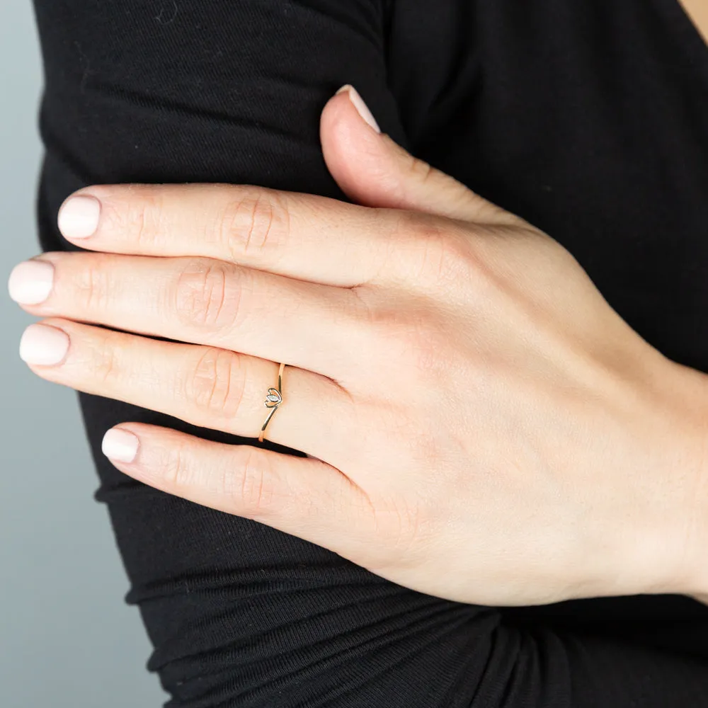 9ct Yellow Gold With 1 Brilliant Cut Diamond Ring Shiels