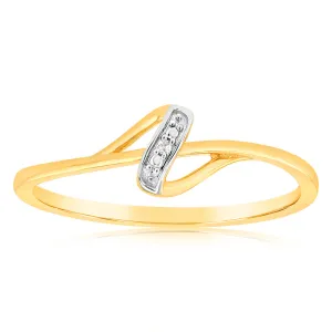 9ct Yellow Gold With 1 Brilliant Cut Diamond Ring Shiels
