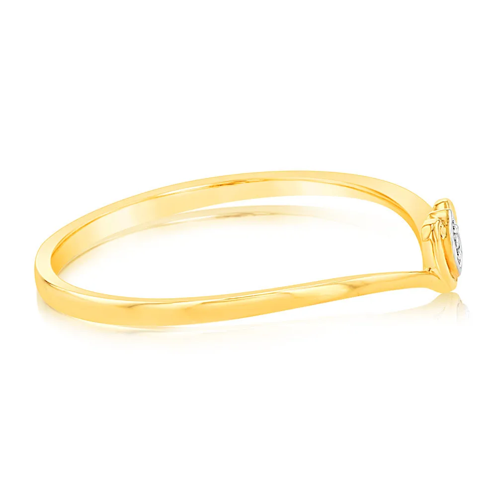 9ct Yellow Gold With 1 Brilliant Cut Diamond Ring Shiels
