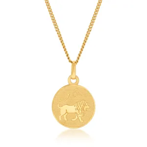 9ct Yellow Gold Zodiac Leo Pendant Shiels