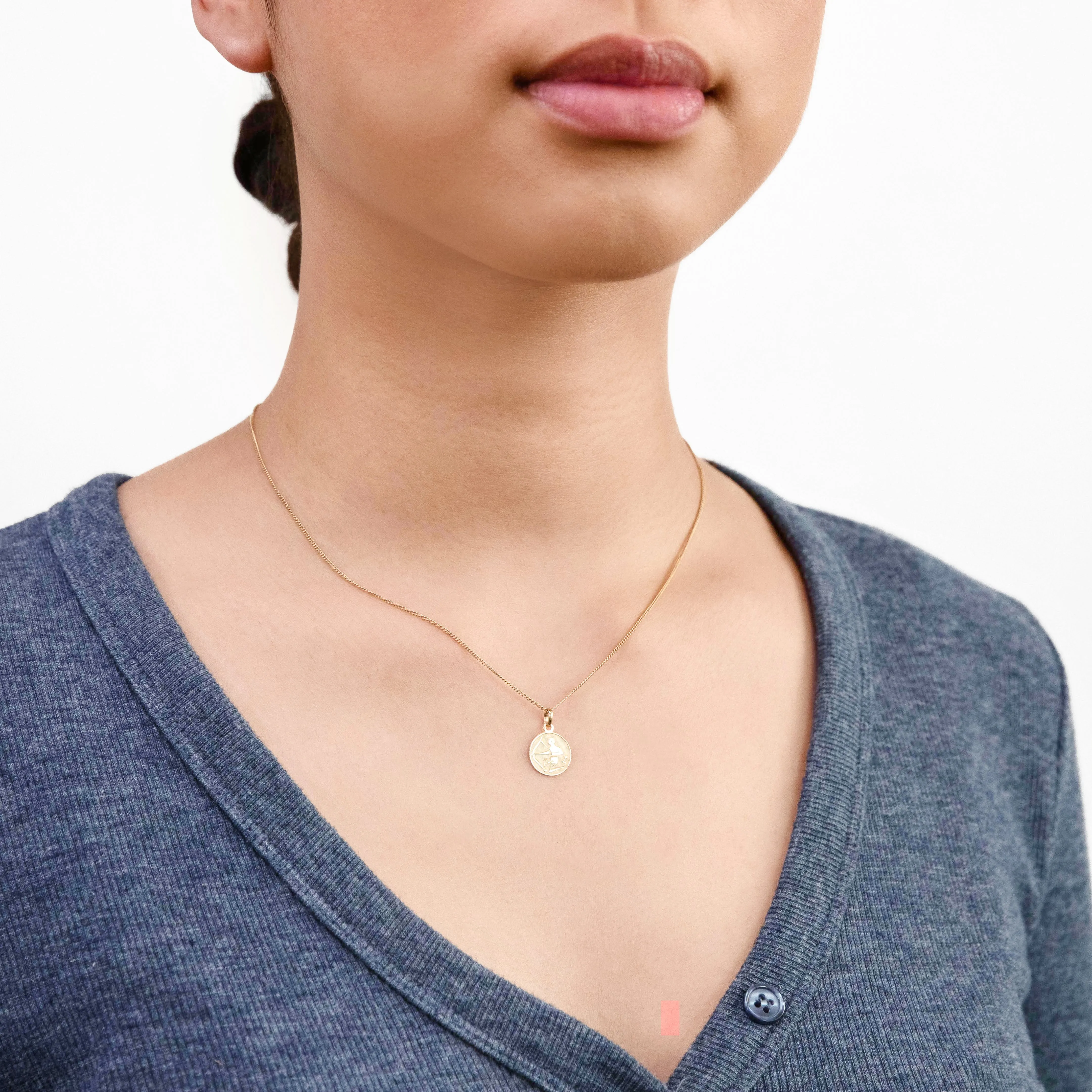 9ct Yellow Gold Zodiac Sagittarius Pendant Shiels