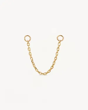 9k Solid Gold Earring Threader - 3cm Bycharlotte