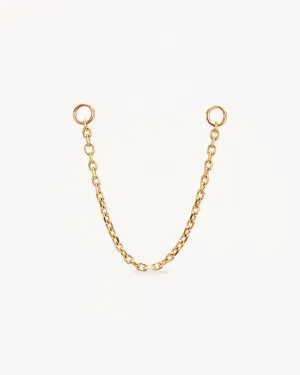 9k Solid Gold Earring Threader - 4cm Bycharlotte