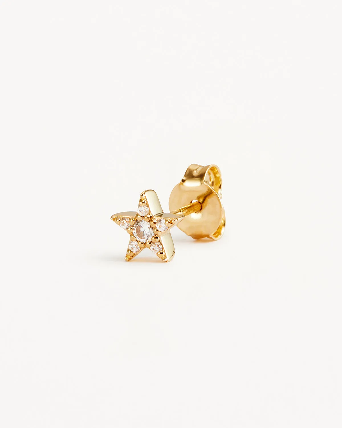 9k Solid Gold Estelle Lab-Grown Diamond Stud Earring Bycharlotte