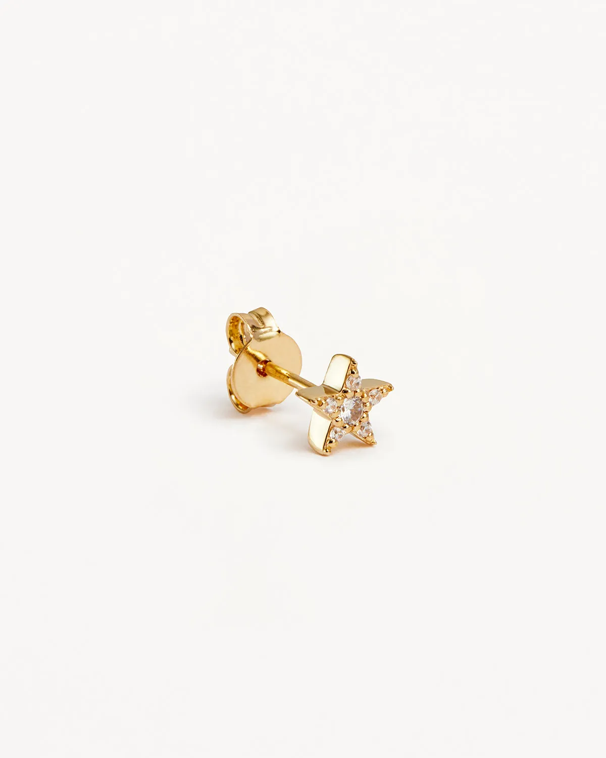9k Solid Gold Estelle Lab-Grown Diamond Stud Earring Bycharlotte