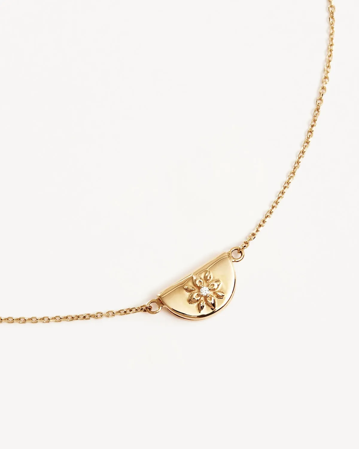 9k Solid Gold Lotus Bracelet Bycharlotte