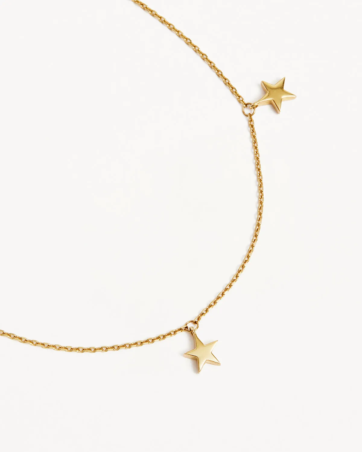 9k Solid Gold Star Bright Bracelet Bycharlotte
