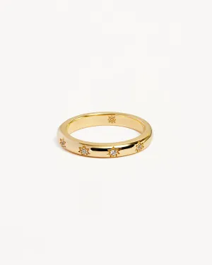 9k Solid Gold Stargazer Lab-Grown Diamond Ring Bycharlotte