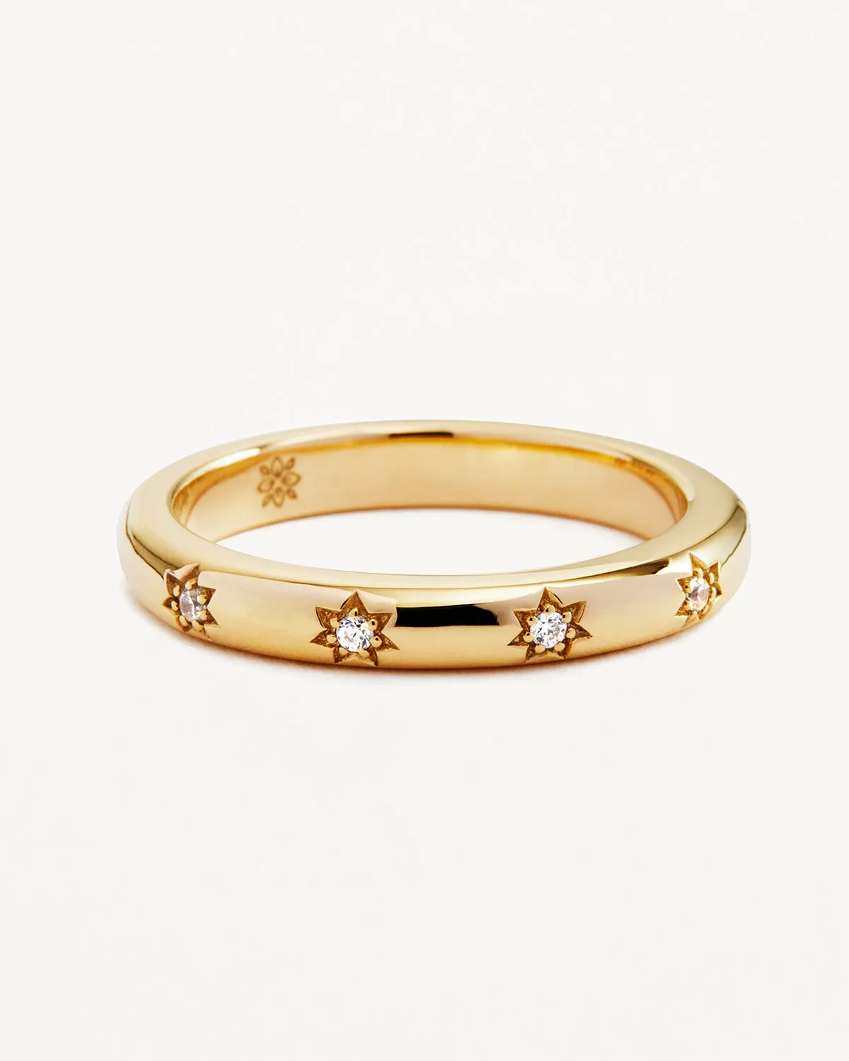 9k Solid Gold Stargazer Lab-Grown Diamond Ring Bycharlotte