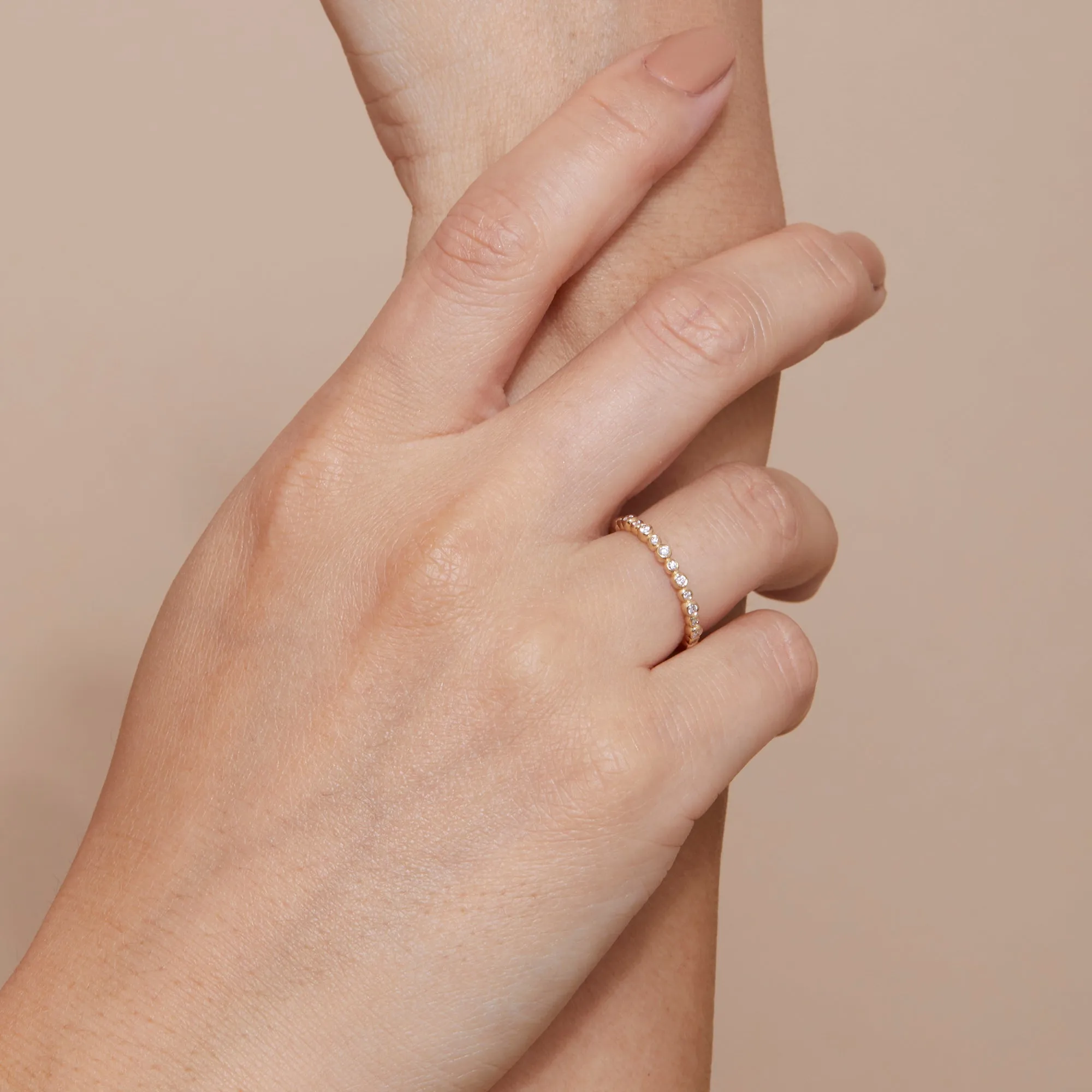 Alternating Diamond Eternity Band, Camila SARAHELISE