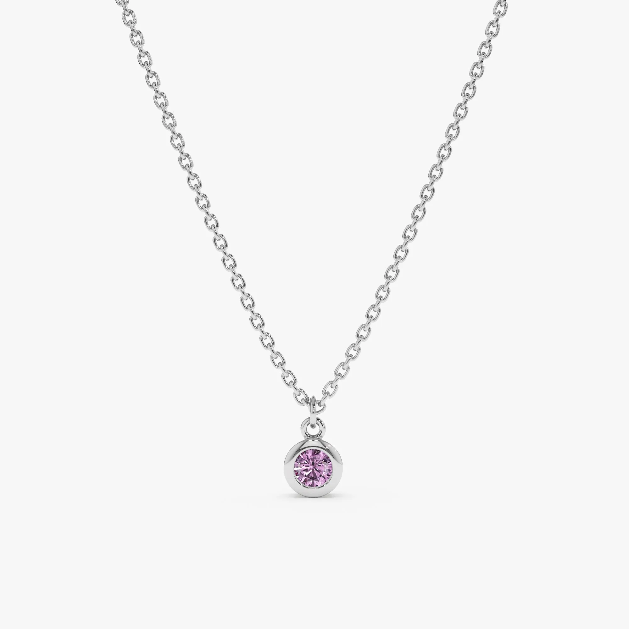 Amethyst Charm Necklace, Vienna SARAHELISE