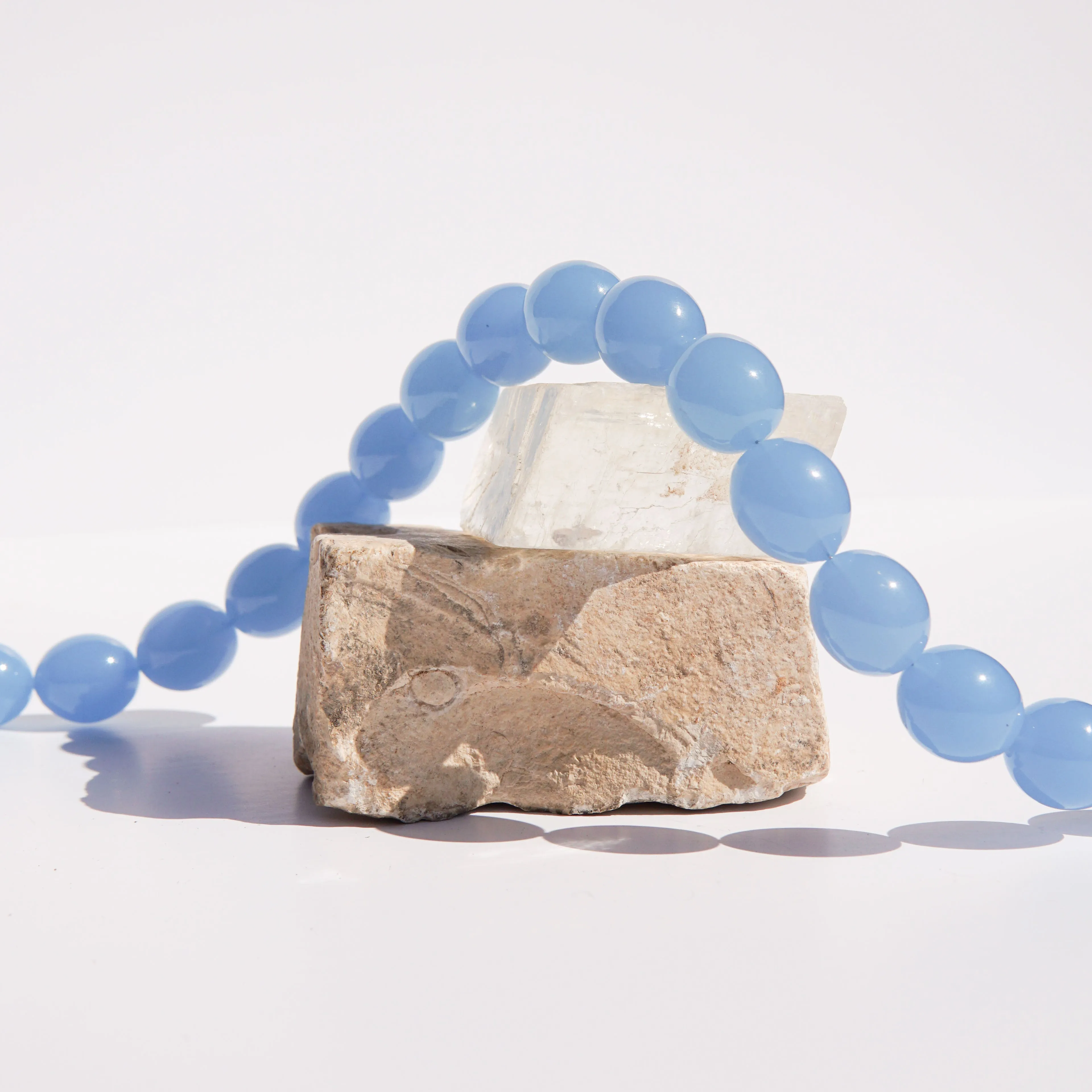 Aqua Do Mar Beaded Necklace Silver Wildthings Collectables