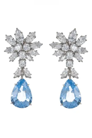 Aqua Drop Earrings