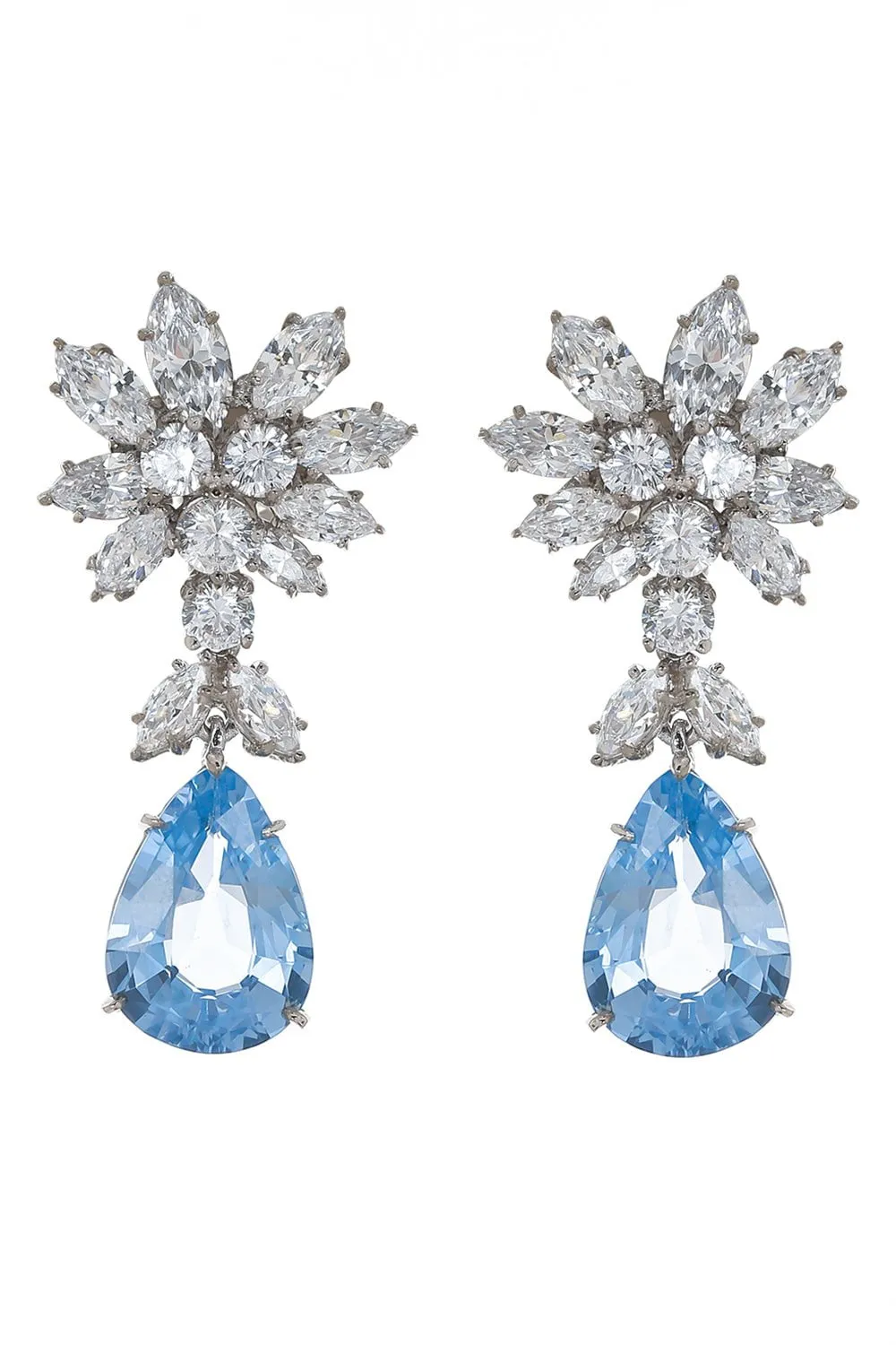 Aqua Drop Earrings