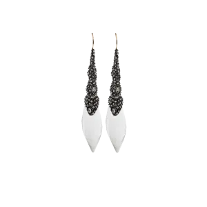Articulating Encrusted Earrings