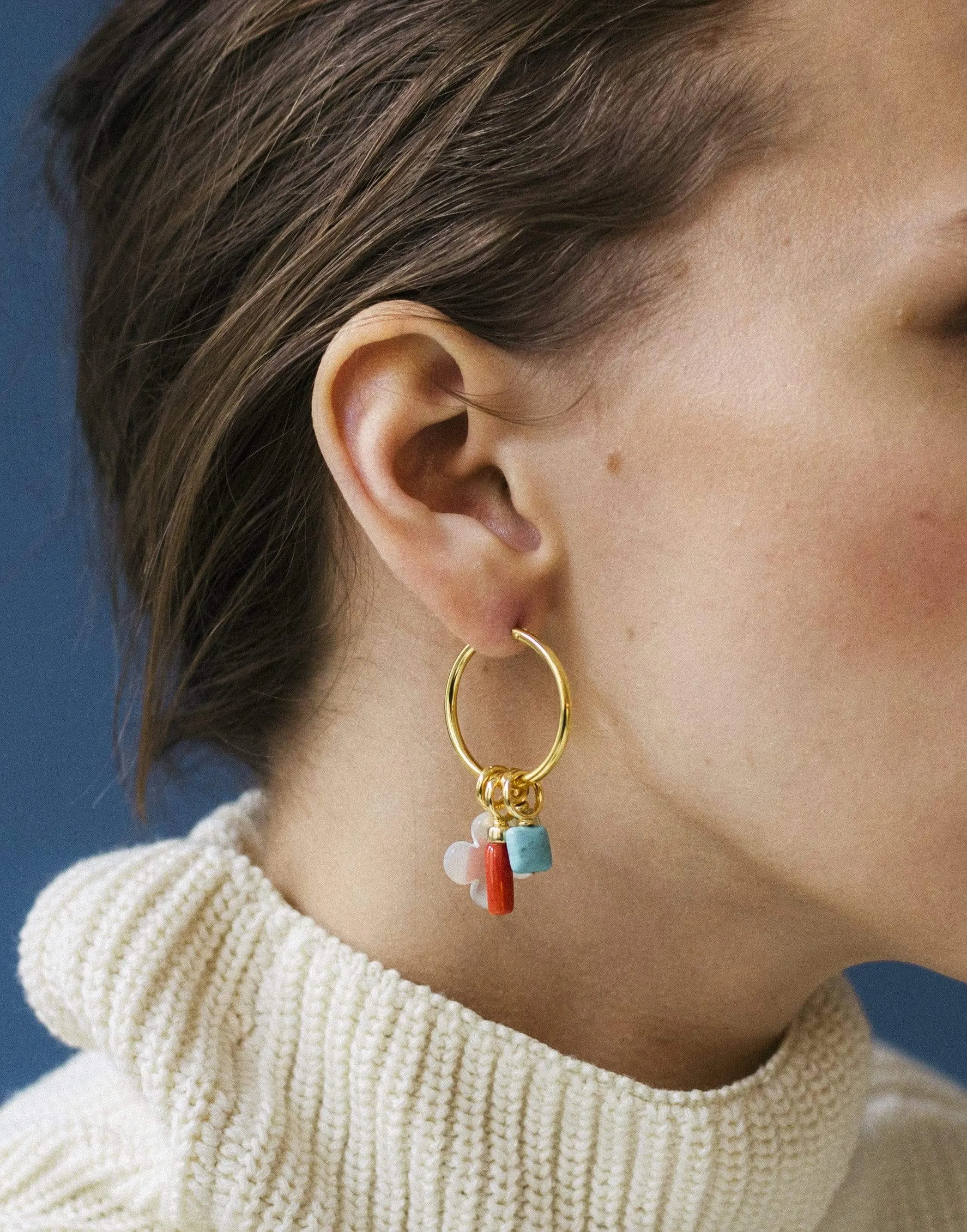 Artifact Hoop Earrings