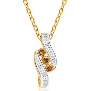 Australian Diamond 9ct Yellow Gold 1/5 Carat Diamond Pendant Shiels