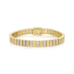 AVERY BAGUETTE DIAMOND BRACELET Anita Ko
