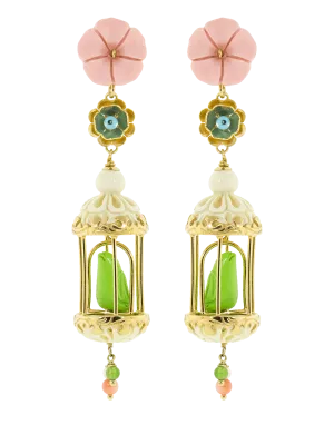 Aviary Classic Birdcage Earrings