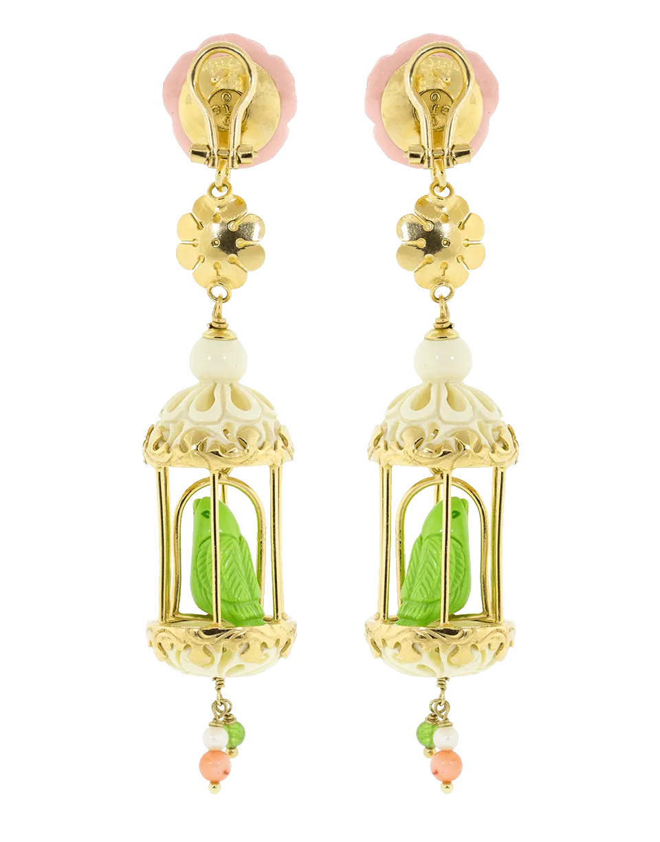 Aviary Classic Birdcage Earrings