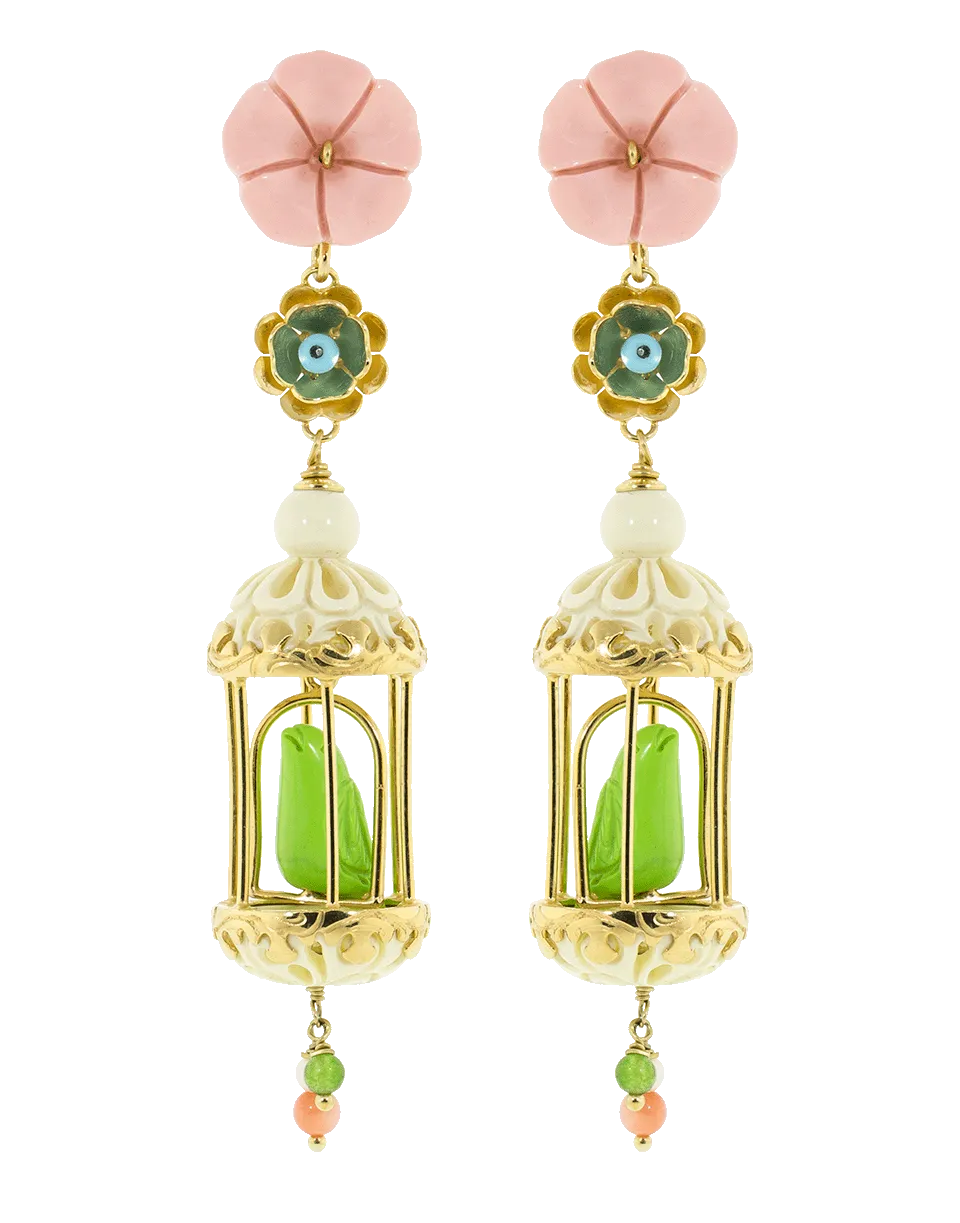 Aviary Classic Birdcage Earrings