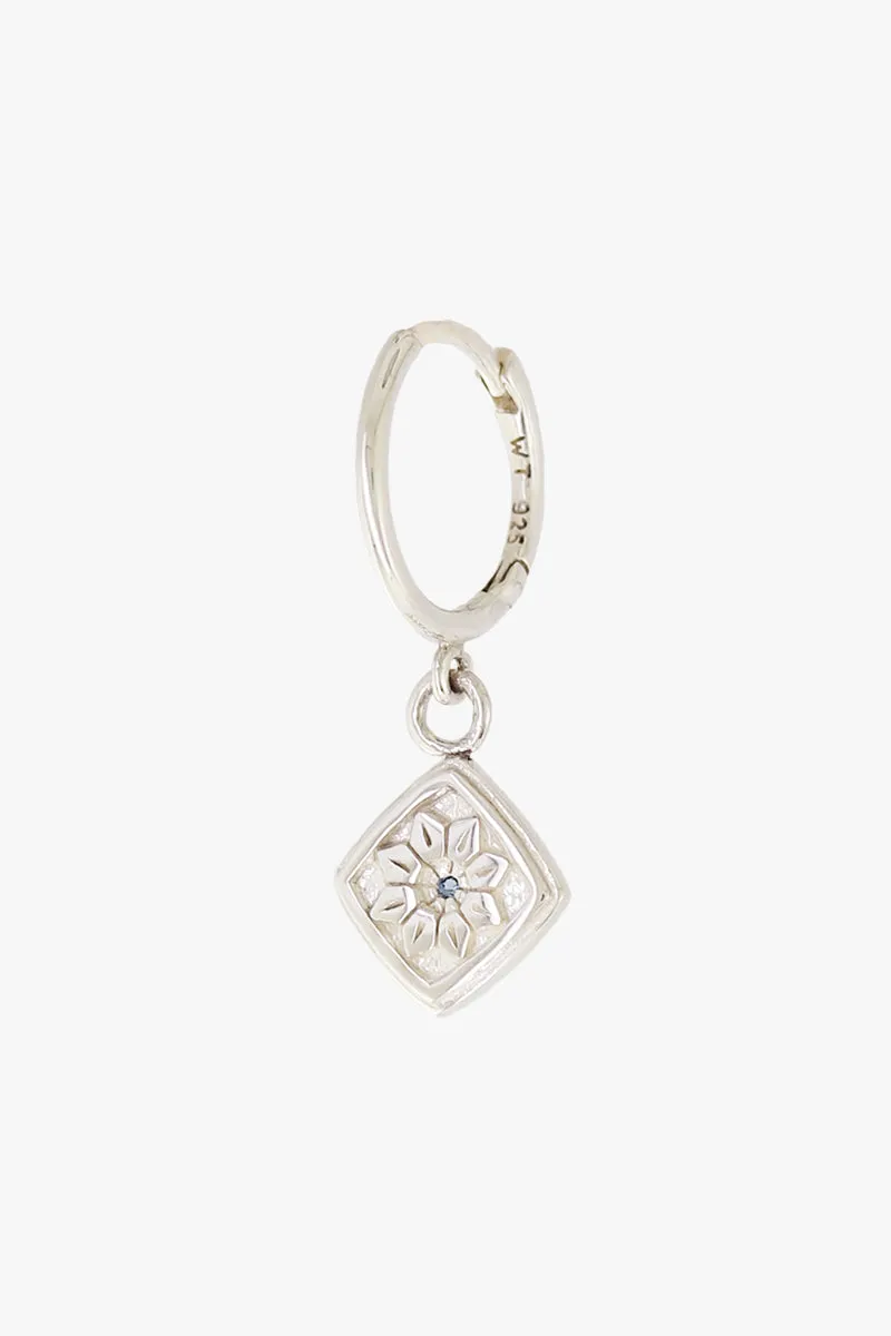 Azulejo Hoop Earring Silver Wildthings Collectables