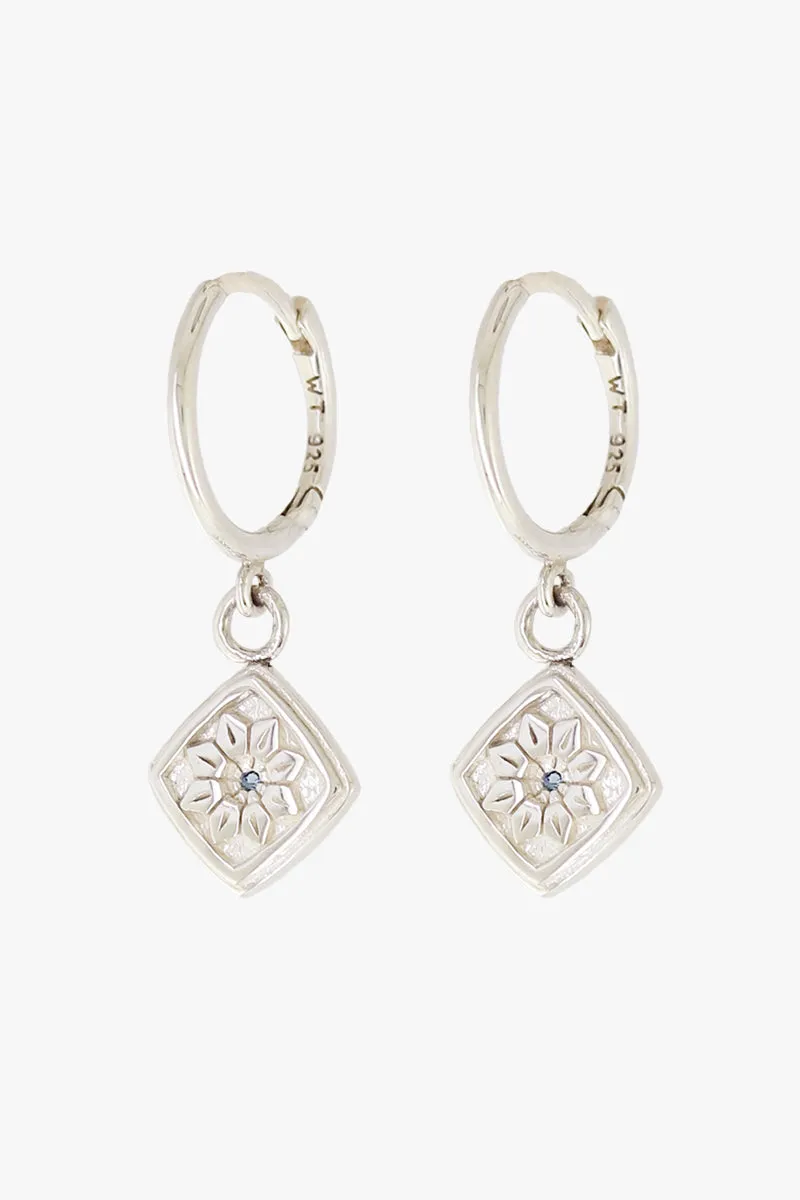 Azulejo Hoop Earring Silver Wildthings Collectables