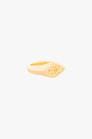 Azulejo Pinky Ring Gold Plated Wildthings Collectables
