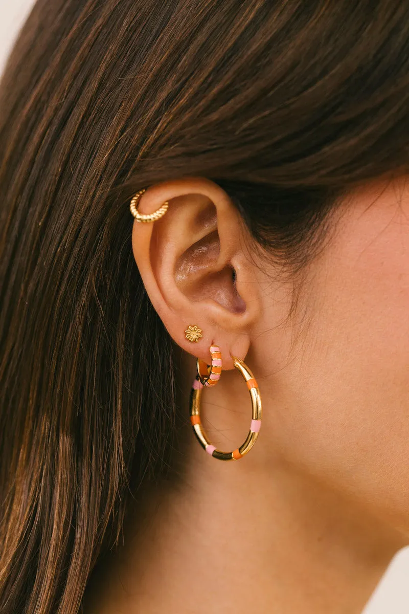 Azulejo Stud Gold Plated Wildthings Collectables