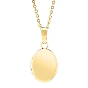 Baby 14K Gold-Filled Oval Locket Necklace Croghans