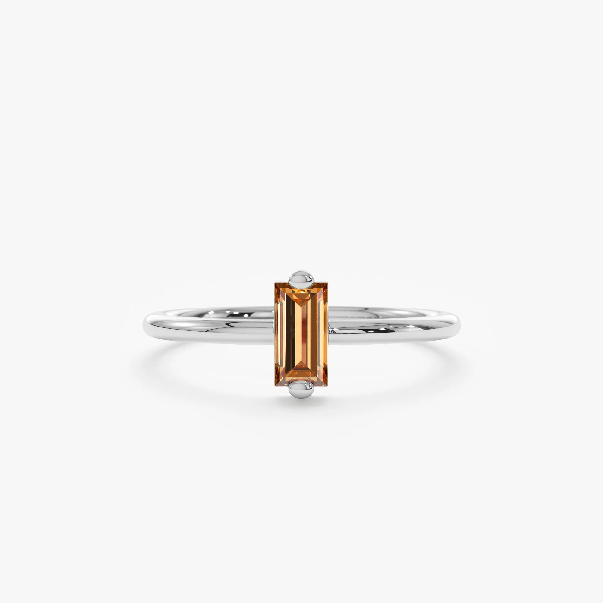 Baguette Citrine Ring, Lupita SARAHELISE