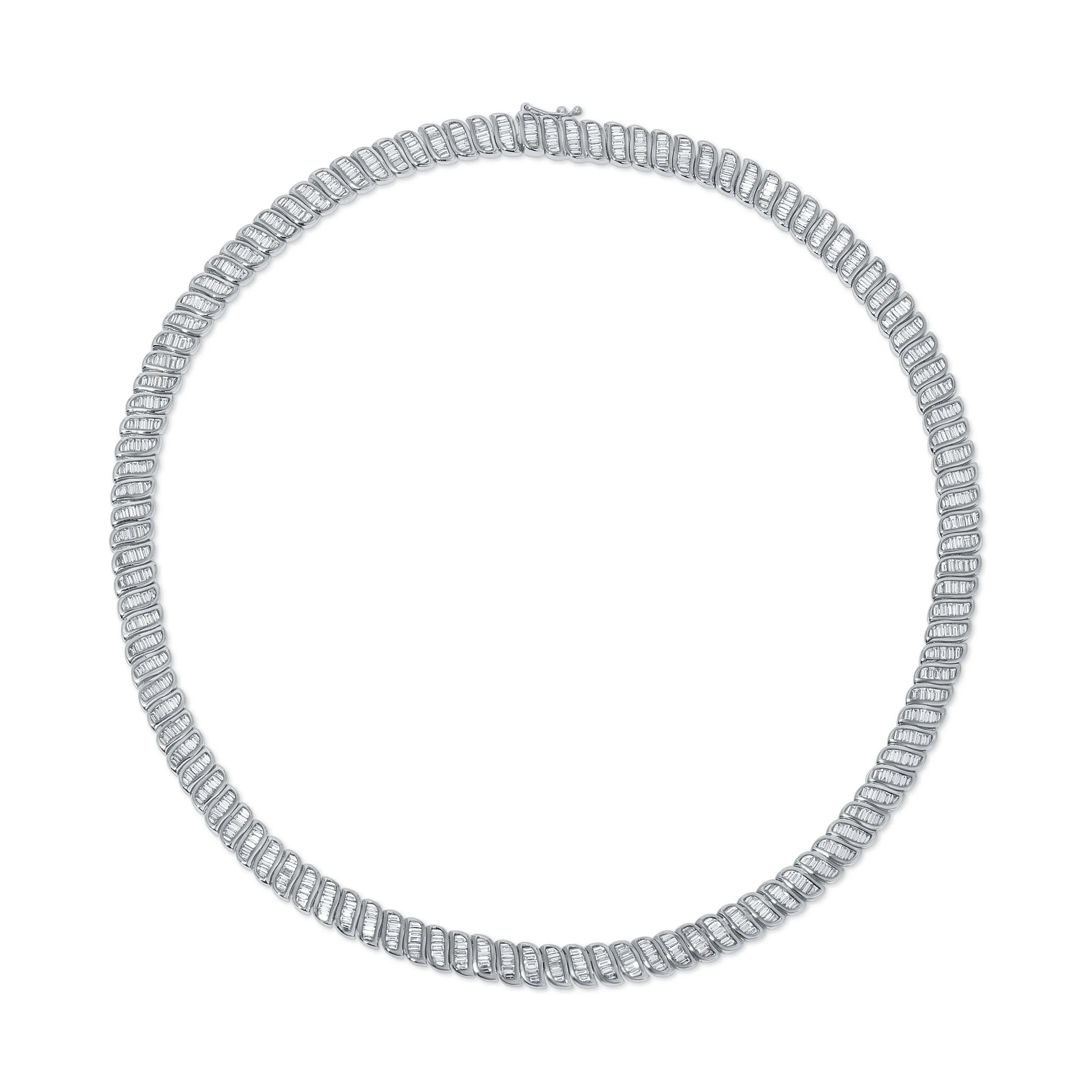BAGUETTE DIAMOND ZOE CHOKER Anita Ko