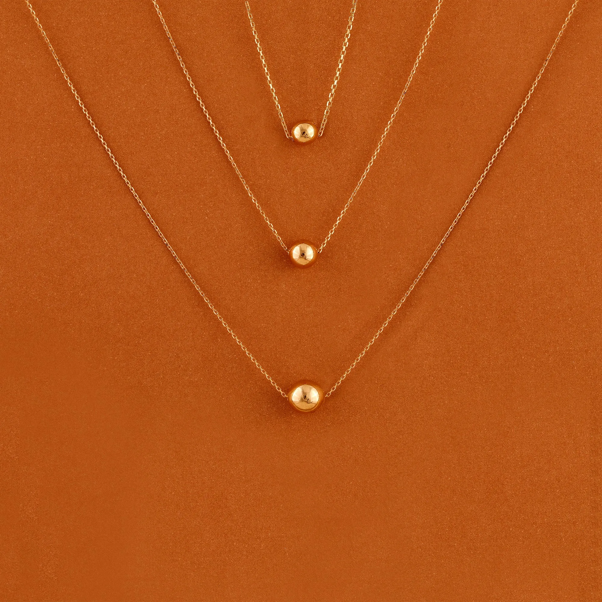 Ball Pendant Necklace, Demitra SARAHELISE