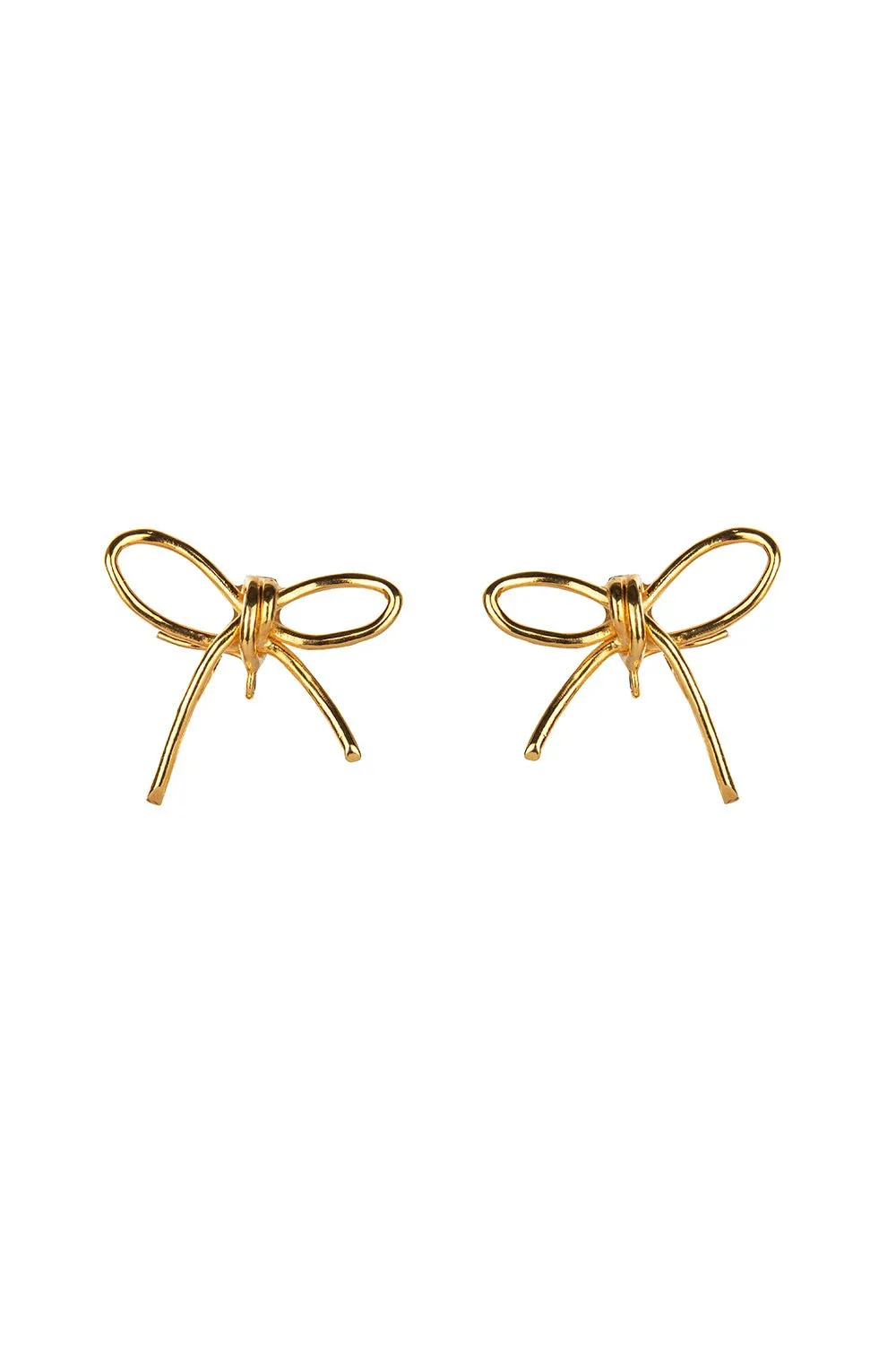 Baroque Pearl Bow Earrings