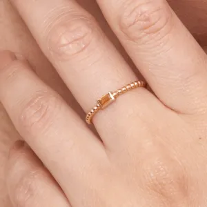 Beaded Citrine Ring, Remi SARAHELISE