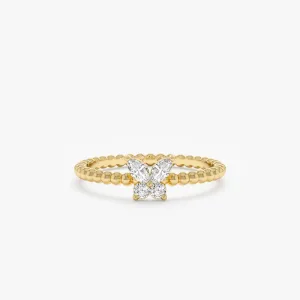 Beaded Diamond Butterfly Ring, Mariposa SARAHELISE