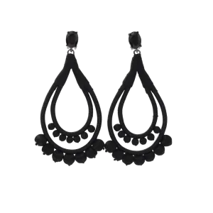 Beaded Teardrop Earrings