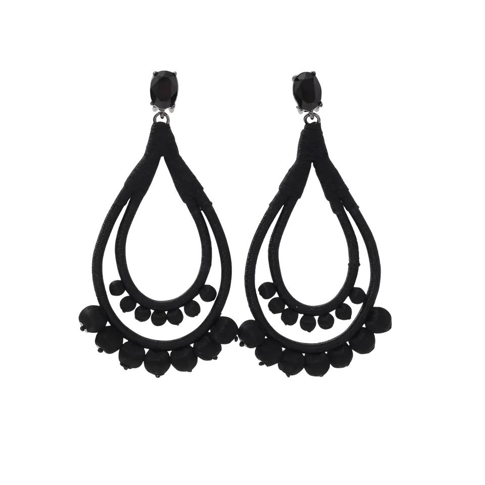 Beaded Teardrop Earrings