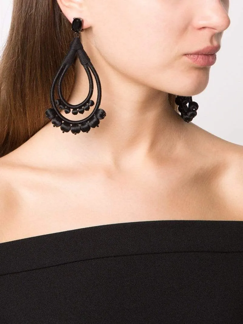 Beaded Teardrop Earrings